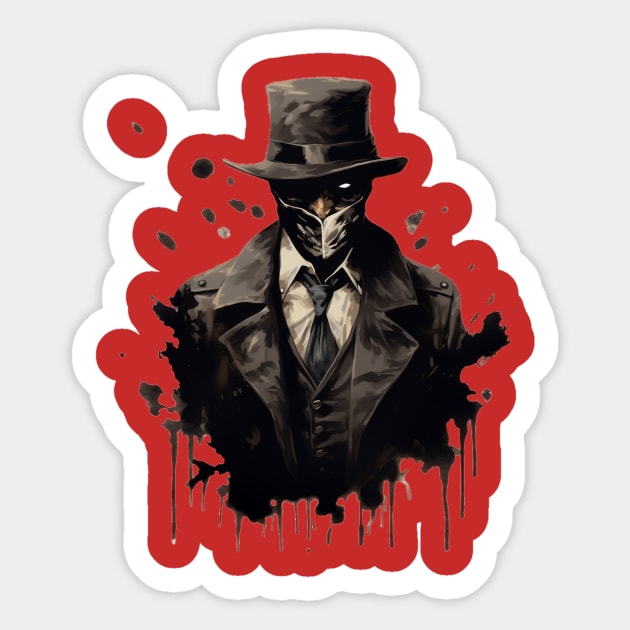 Rorschach Sticker by Jason's Finery